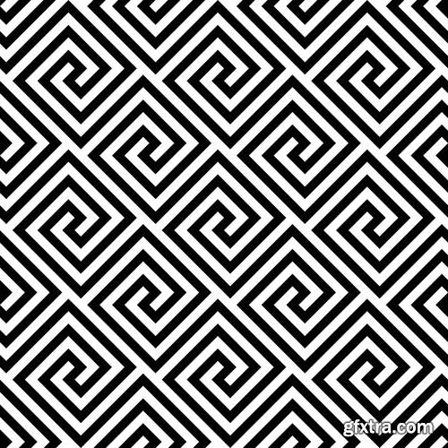 Modern abstract geometry seamless pattern design 8