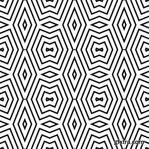 Modern abstract geometry seamless pattern design 8