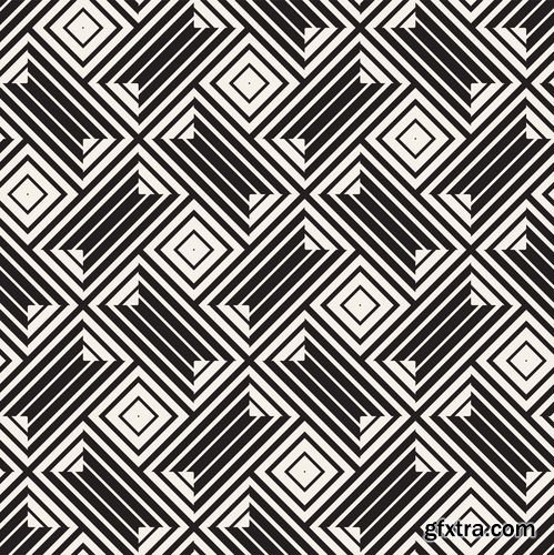 Modern abstract geometry seamless pattern design 8