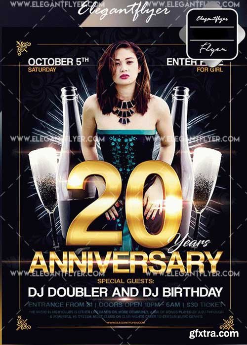 Anniversary V15 Flyers Template