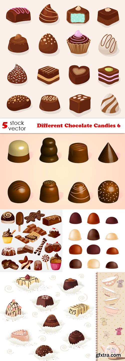 Vectors - Different Chocolate Candies 6