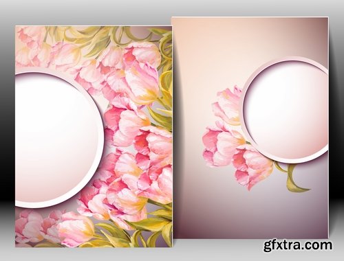 vector banner background is a picture gift card flower festival 25 EPS