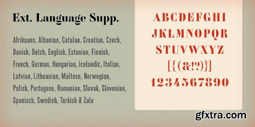 Vtg Stencil France No5 Font Family- 2 Font $99