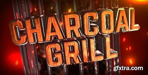 Videohive Charcoal Grill Logo Reveal 14920424