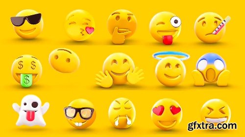 Videohive EMOJI 3D animated 19452371