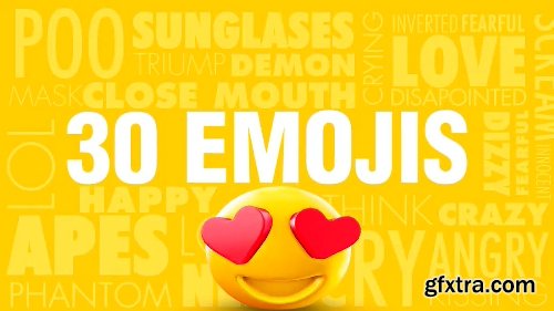 Videohive EMOJI 3D animated 19452371