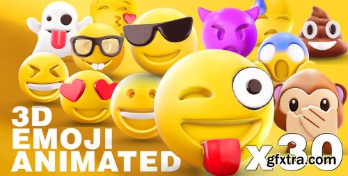 Videohive EMOJI 3D animated 19452371