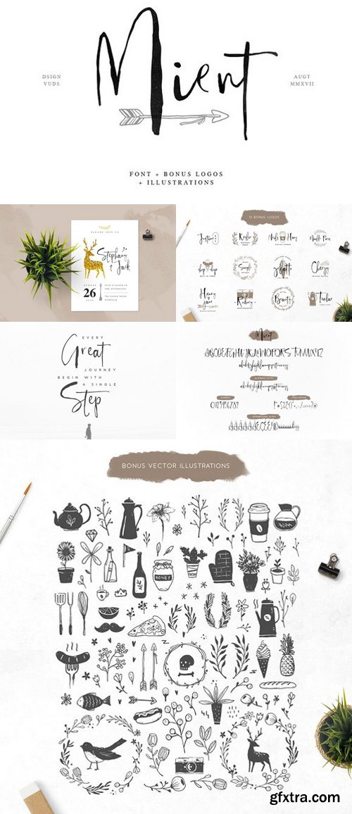 CM - Mient Font + Bonus Illustration 1730421