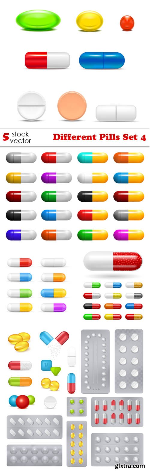 Vectors - Different Pills Set 4