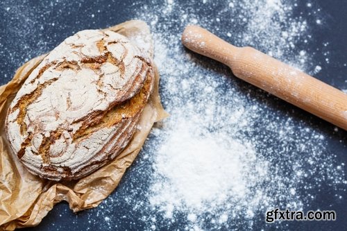 flour pastry flour products loaf of wheat grain 25 HQ Jpeg