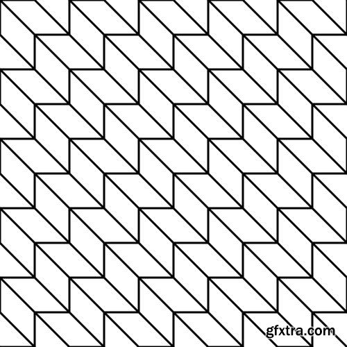 Modern abstract geometry seamless pattern design 9