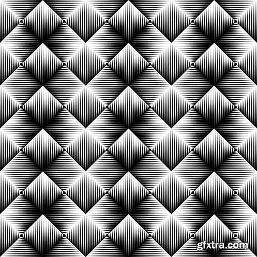 Modern abstract geometry seamless pattern design 9