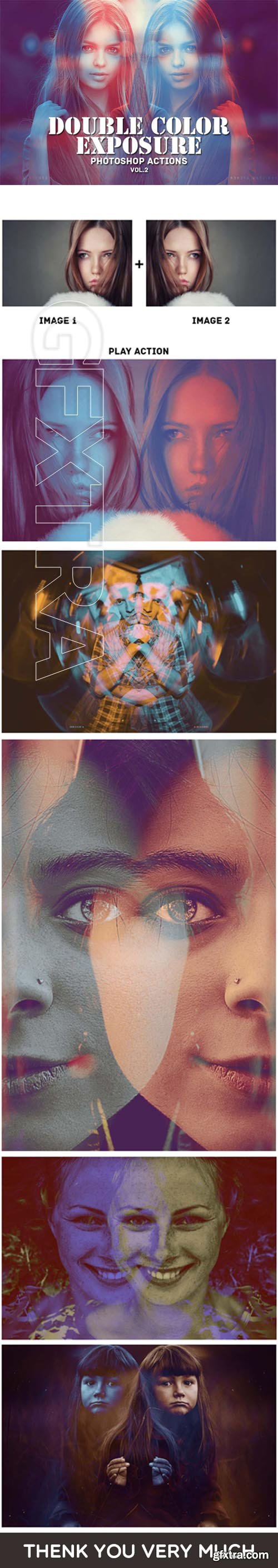 GraphicRiver - Double Color Exposure Photoshop Actions Vol. 2 20485935