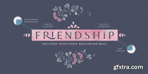 Lovingly Friends Font Family - 17 Fonts