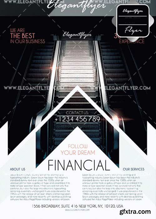 Financial Flyer V22 Template