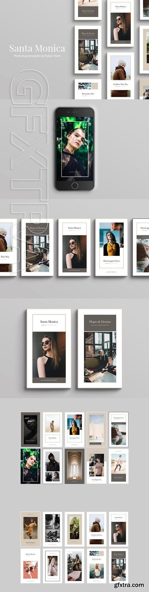 CreativeMarket - Santa Monica Instagram Stories 1813584