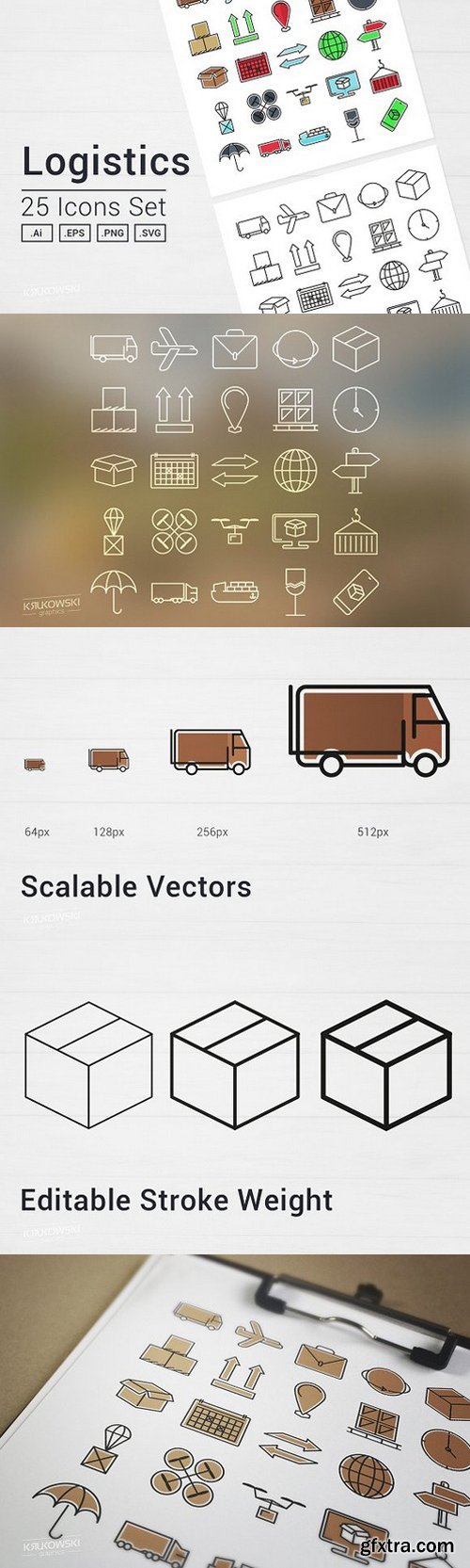 CM - Logistics Icons Set 1367876