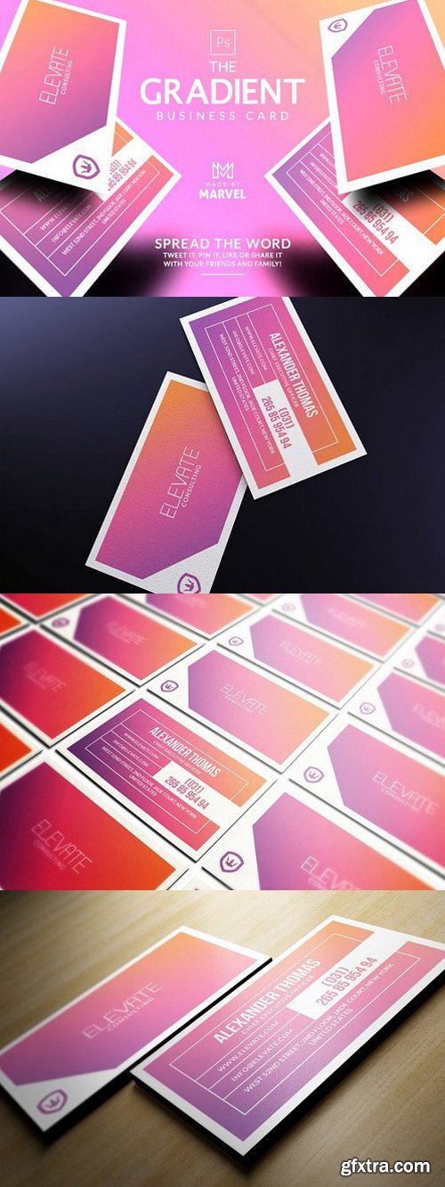 CM - Gradient Business Card 1771582