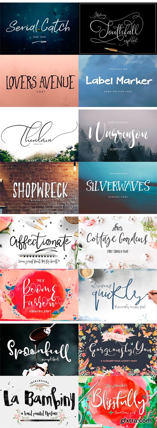 CM - 102 Fonts & Graphics Bundle 1778651