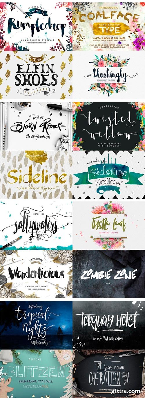 CM - 102 Fonts & Graphics Bundle 1778651