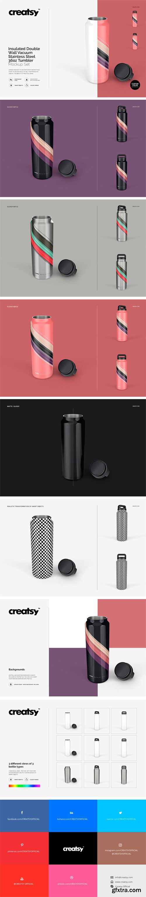 CM - Stainless Steel Tumbler 36oz Mockup 1779259