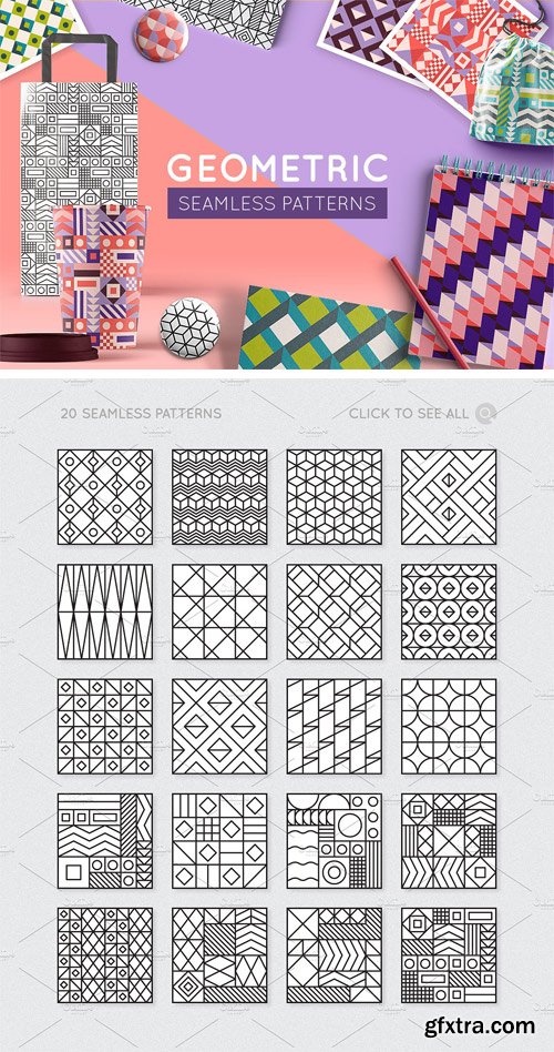 CM - Geometric - Seamless Patterns 1710701