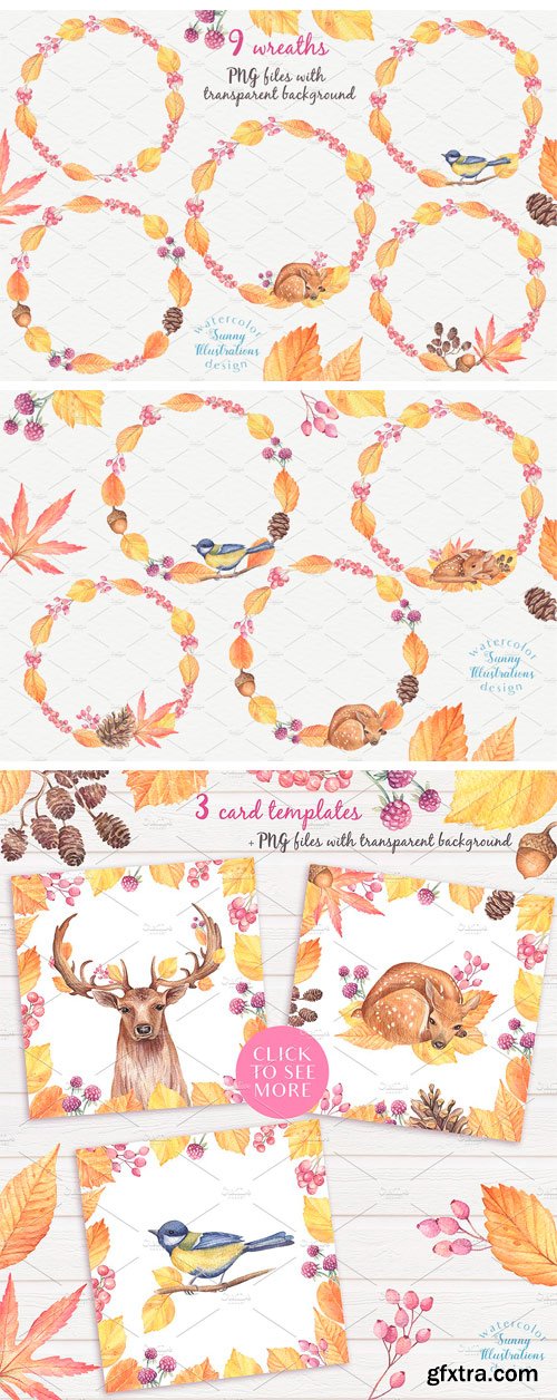 CM - Happy Autumn-Watercolor Set 1779378