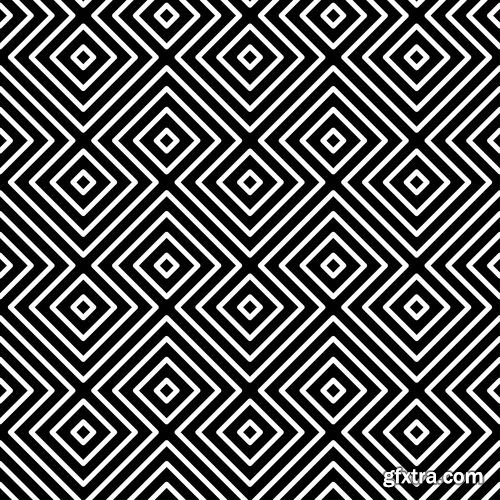 Modern abstract geometry seamless pattern design 10