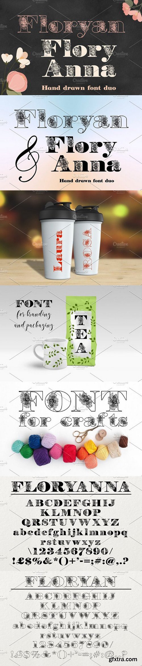 CM - Floryan & FloryAnna Font Duo 1759764