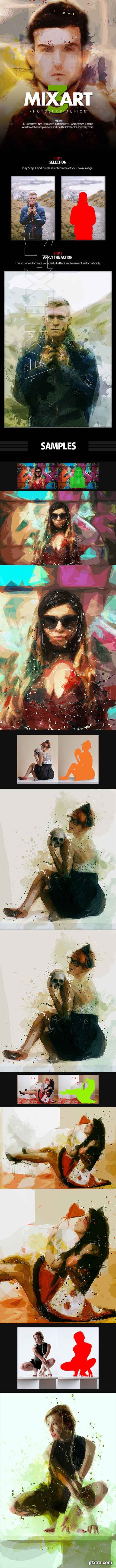 GraphicRiver - Mixart 3 Photoshop Action 20532997