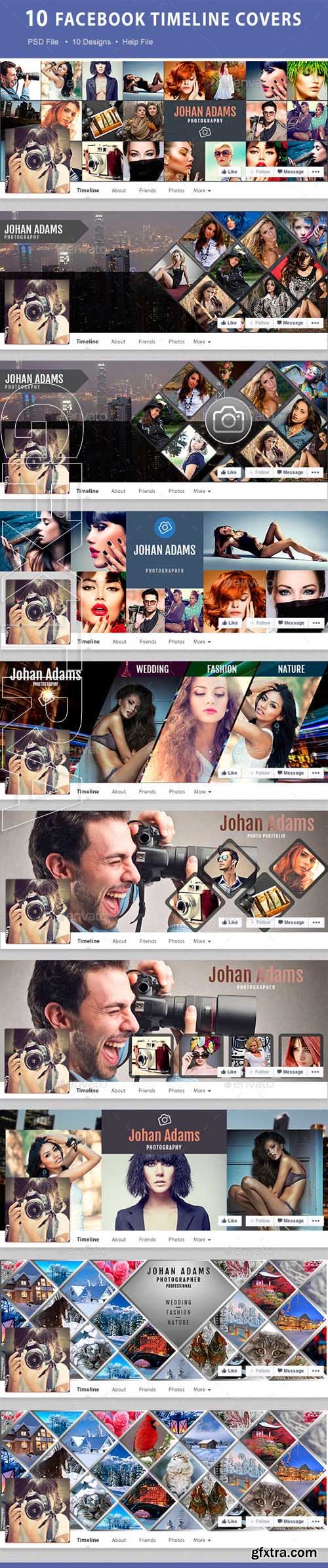 GraphicRiver - 10 Facebook Timeline Covers 12158016