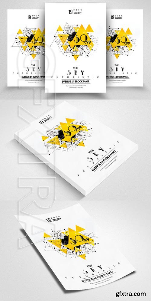 CreativeMarket - Electro Flyer Template 1827405