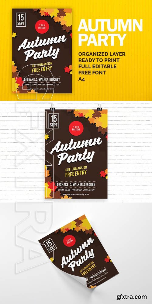 CreativeMarket - Autumn Party Vol.2 1827011