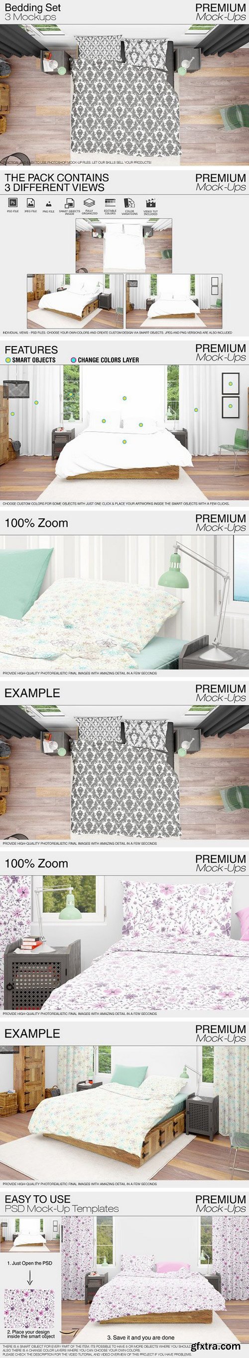 CM - Bedding Mockup Set 1760649