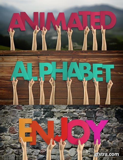 Videohive Paper Alphabet 20470581