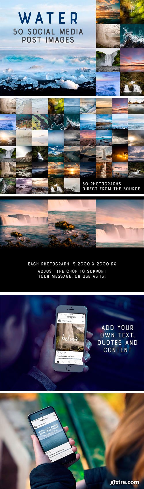 CM - 50 Social Media Backdrops - WATER 1779148