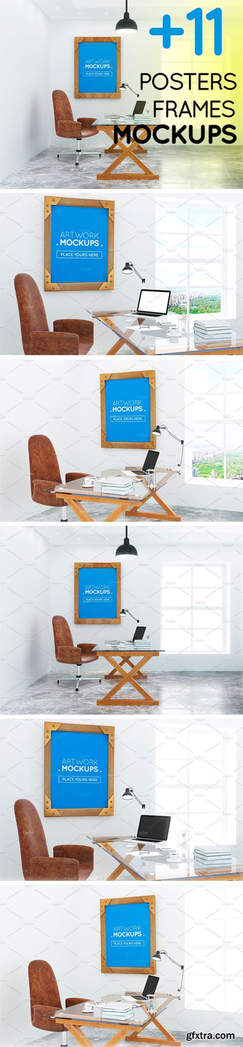 CM - +11 Posters, Frames Mockups Vol 1 1769689