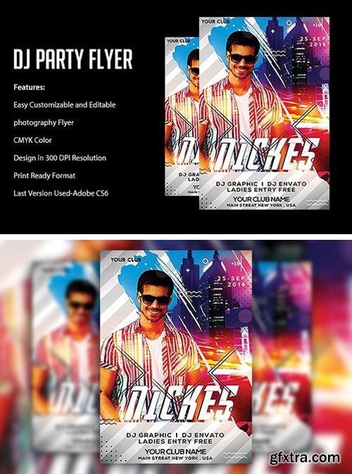 CM - Dj Party Flyer Template 1781834