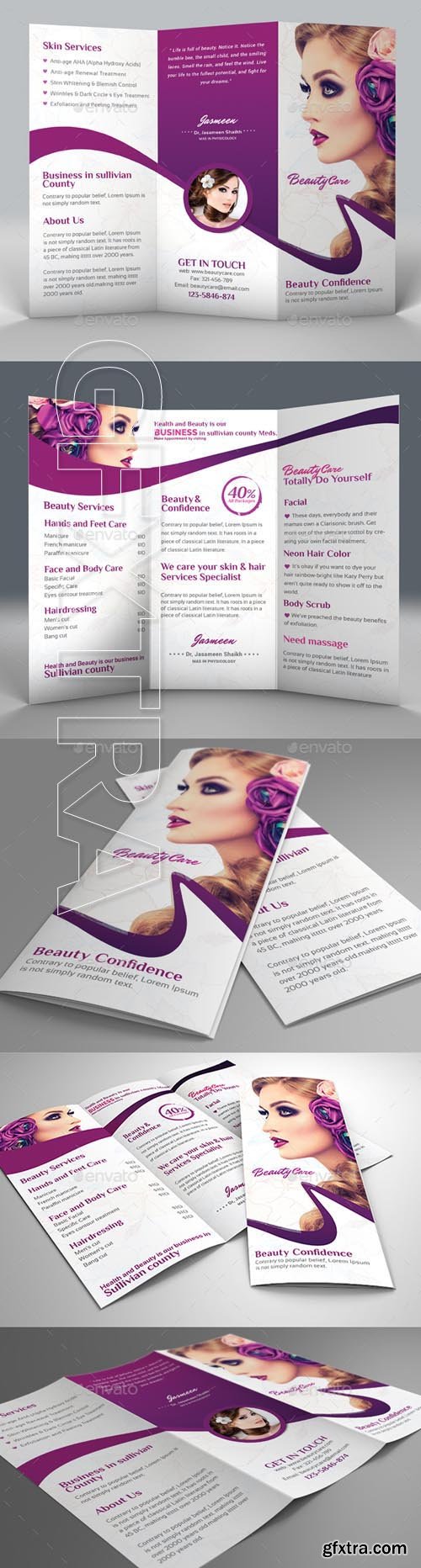 GraphicRiver - Beauty Salon Trifold Brochure 20581048