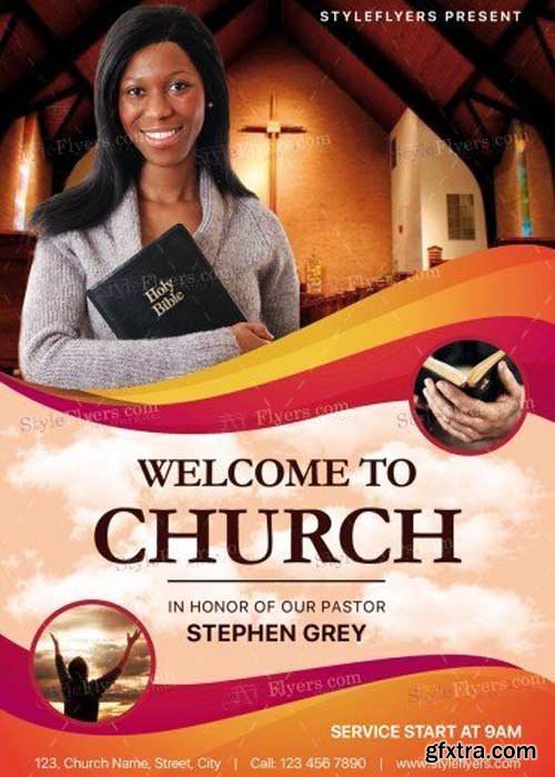 Church V28 PSD Flyer Template