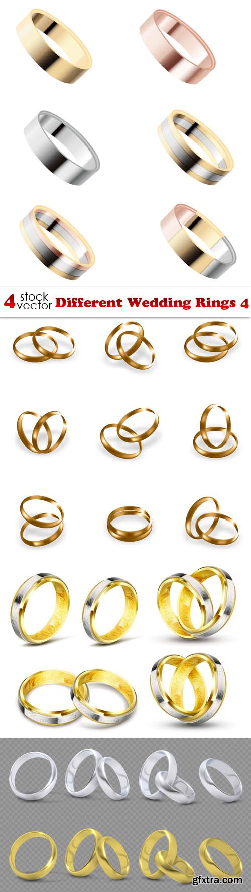 Vectors - Different Wedding Rings 4