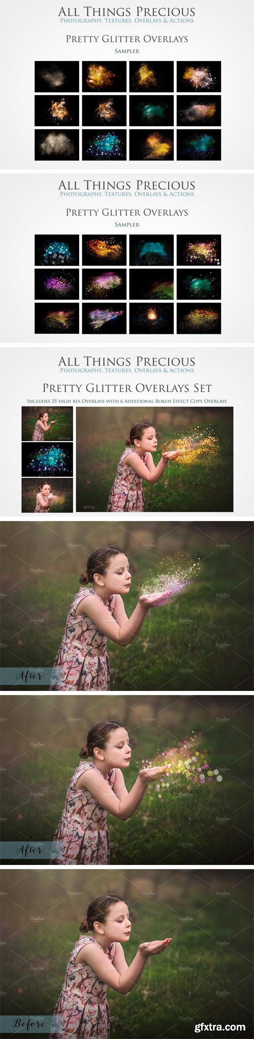 CM - Fine Art Pretty Glitter Overlays 1779612