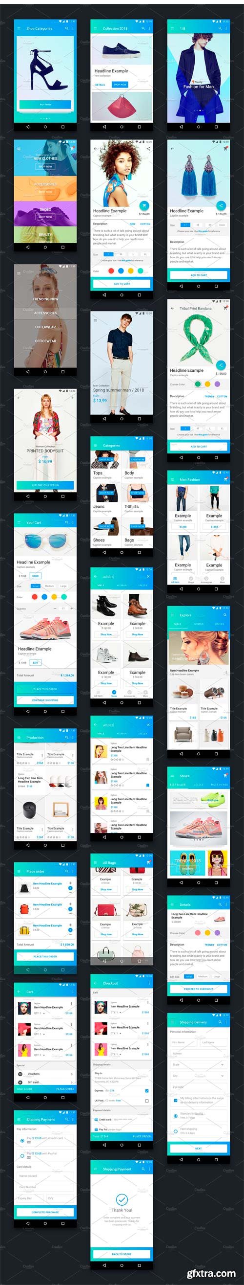 CM - Material Theme UX/UI Kit 1781595