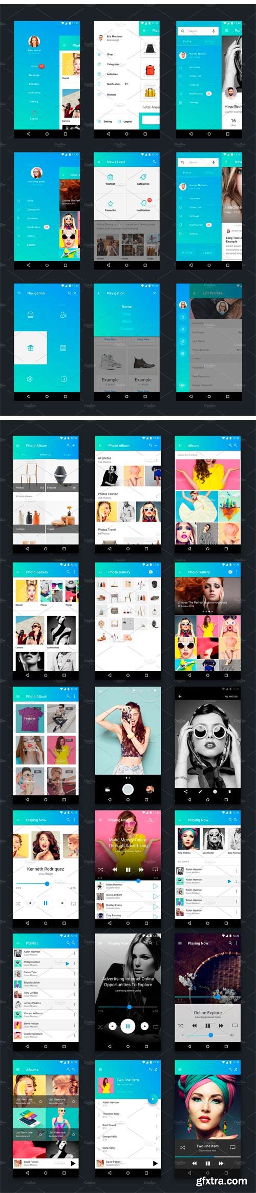 CM - Material Theme UX/UI Kit 1781595