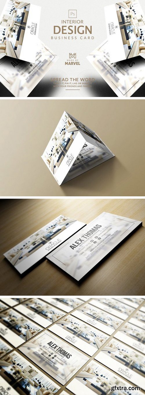 CM - Interior Design Business Card 1771370