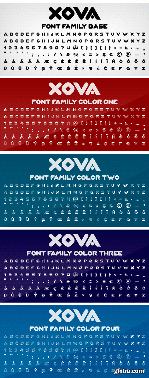 Xova Font Family