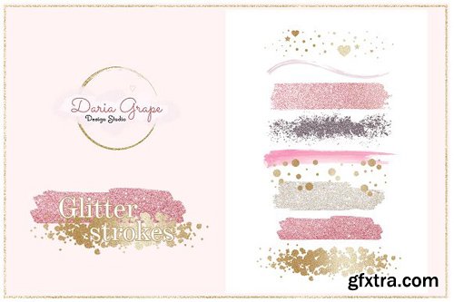 CreativeMarket - Glitter Strokes 1789876