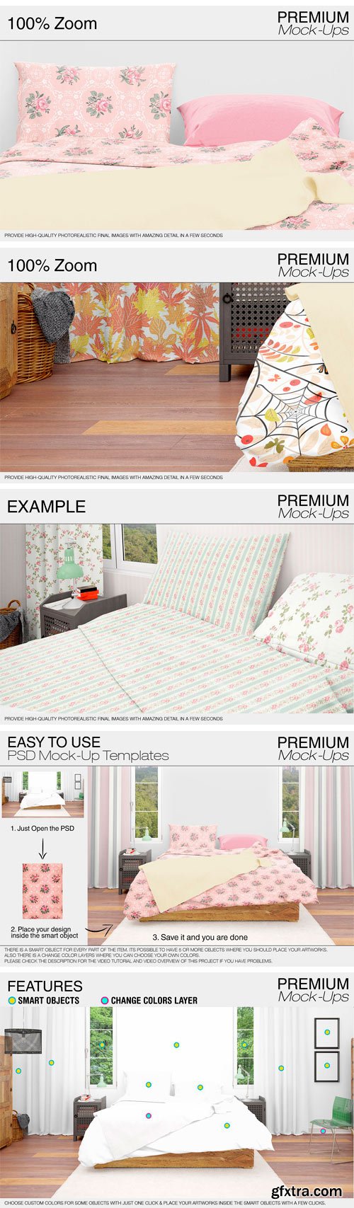 CM - Bedding Mockup Set 1760614