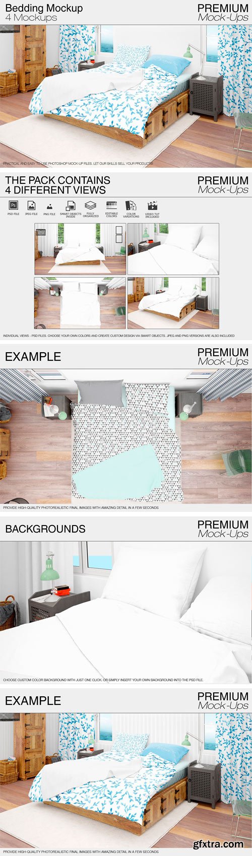 CM - Bedding Mockup Set 1760614