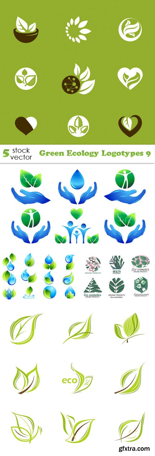 Vectors - Green Ecology Logotypes 9